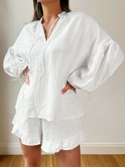 Акція на Костюм жіночий SHEIN GD-00155352 L Білий від Rozetka