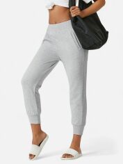 Акція на Спортивні штани жіночі SHEIN GD-00129895 XS Світло-сірі від Rozetka