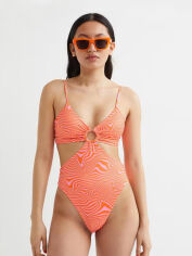 Акція на Суцільний купальник жіночий H&M 1058827002c20 S Кораловий від Rozetka
