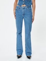 Акція на Джинси Regular Fit жіночі Koton 4SAL40276MDMID 30-32 Сині від Rozetka