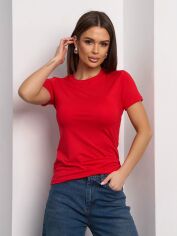 Акція на Футболка жіноча ISSA PLUS 13421 XL Червона від Rozetka