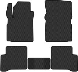 Акція на EVA килимки EVAtech в салон авто для Yaris (I) (P1) 5-doors Toyota 1999-2006 1 покоління Htb EU Чорний від Rozetka