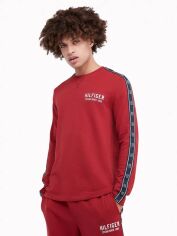 Акція на Лонгслів чоловічий Tommy Hilfiger Lounge Crewneck 1159772893 S Бордовий від Rozetka