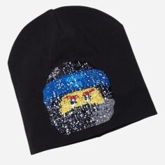 Акція на Дитяча демісезонна шапка-біні для хлопчика H&M 0637705_001 50-51 см Чорна (СА2000002034919) від Rozetka