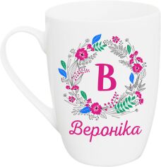 Акція на Фарфорова чашка Kvarta Вероніка 360 мл в подарунковій коробці (2421) від Rozetka