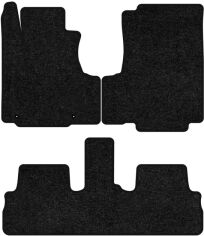 Акція на Ворсові килимки EVAtech Standard в салон авто для Honda CR-V (without armrest) 2007-2012 3 покоління SUV USA Чорний кант від Rozetka