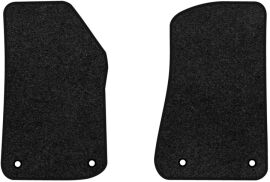Акція на Ворсові килимки EVAtech Premium в салон авто для Jeep Wrangler (JL) 5-doors 2017 4 покоління SUV USA Чорний кант від Rozetka