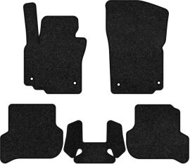 Акція на Ворсові килимки EVAtech Premium в салон авто для Volkswagen Cross Golf 2006-2010 1 покоління Htb EU Чорний кант від Rozetka