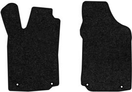 Акція на Ворсові килимки EVAtech Standard в салон авто для Audi 100 (C3) Restyling Mechanical seats 1988-1991 3 покоління Sedan EU Чорний кант від Rozetka