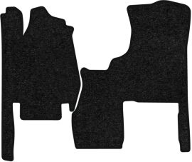 Акція на Ворсові килимки EVAtech Standard в салон авто для Chrysler Voyager (RG) (without armrest) 7 seats AT 2001-2007 4 покоління Minivan EU Чорний кант від Rozetka