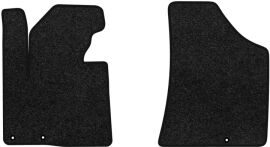 Акція на Ворсові килимки EVAtech Premium в салон авто для Hyundai Santa FE (CM) Restyling (Floor Gas Pedal) 5 seats (3 clips) 2010-2012 2 покоління SUV EU Чорний кант від Rozetka