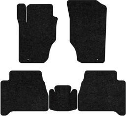Акція на Ворсові килимки EVAtech Standard в салон авто для Kia Sorento (BL) 5 seats 2002-2009 1 покоління SUV EU Чорний кант від Rozetka
