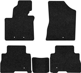 Акція на Ворсові килимки EVAtech Premium в салон авто для Kia Sorento (XM) 7 seats Restyling 2012-2014 2 покоління SUV USA Чорний кант від Rozetka