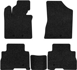Акція на Ворсові килимки EVAtech Premium в салон авто для Kia Sorento (XM) 7 seats Restyling 2012-2014 2 покоління SUV USA Чорний кант від Rozetka