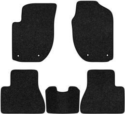 Акція на Ворсові килимки EVAtech Premium в салон авто для Land Rover Freelander (L314) 3-doors (with rest pedal) 1997-2006 1 покоління SUV EU Чорний кант від Rozetka