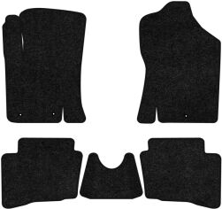 Акція на Ворсові килимки EVAtech Standard в салон авто для Hyundai i20 (PB) 5-doors (3 clips) 2008-2014 1 покоління Htb EU Чорний кант від Rozetka
