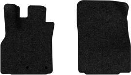 Акція на Ворсові килимки EVAtech Standard в салон авто для Renault Grand Scenic (III) 7 seats (non-moving armrest) MT 2009-2015 3 покоління Minivan EU Чорний кант від Rozetka