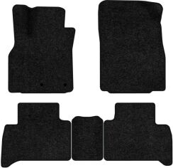 Акція на Ворсові килимки EVAtech Standard в салон авто для Renault Grand Scenic (III) 5 seats (non-moving armrest) AT 2009-2015 3 покоління Minivan EU Чорний кант від Rozetka