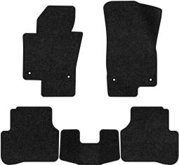 Акція на Ворсові килимки EVAtech Premium в салон авто для Volkswagen Passat (B6) (without armrest) 2005-2010 6 покоління Combi EU Чорний кант від Rozetka