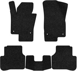 Акція на Ворсові килимки EVAtech Premium в салон авто для Volkswagen Passat (B6) (without armrest) 2005-2010 6 покоління Sedan EU Чорний кант від Rozetka