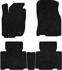 Акція на Ворсові килимки EVAtech Standard в салон авто для Toyota RAV4 (XA40) (closed threshold) 2013-2016 4 покоління SUV USA Чорний кант від Rozetka