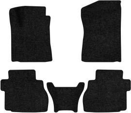 Акція на Ворсові килимки EVAtech Standard в салон авто для Toyota Sequoia 8 seats 2008 2 покоління SUV USA Чорний кант від Rozetka