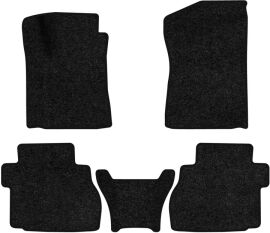 Акція на Ворсові килимки EVAtech Standard в салон авто для Toyota Sequoia 7 seats 2008 2 покоління SUV USA Чорний кант від Rozetka
