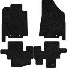 Акція на Ворсові килимки EVAtech Standard в салон авто для Nissan Pathfinder (R52) 5 seats 2012-2021 4 покоління SUV EU Чорний кант від Rozetka