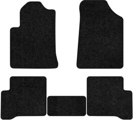 Акція на Ворсові килимки EVAtech Standard в салон авто для Toyota Yaris (I) (P1) 5-doors 1999-2006 1 покоління Htb Japan Чорний кант від Rozetka