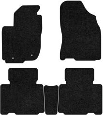 Акція на Ворсові килимки EVAtech Standard в салон авто для Toyota RAV4 (XA40) (closed threshold) 2013-2016 4 покоління SUV USA Чорний кант від Rozetka