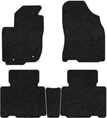 Акція на Ворсові килимки EVAtech Premium в салон авто для Toyota RAV4 (XA40) (closed threshold) 2013-2016 4 покоління SUV USA Чорний кант від Rozetka