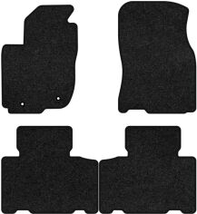 Акція на Ворсові килимки EVAtech Premium в салон авто для Toyota RAV4 (XA40) (closed threshold) 2013-2016 4 покоління SUV USA Чорний кант від Rozetka