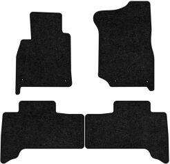 Акція на Ворсові килимки EVAtech Standard в салон авто для Toyota Land Cruiser (100) 5 seats 1998-2003 1 покоління SUV EU Чорний кант від Rozetka