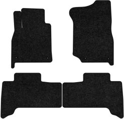 Акція на Ворсові килимки EVAtech Standard в салон авто для Toyota Land Cruiser (100) 5 seats 1998-2003 1 покоління SUV EU Чорний кант від Rozetka