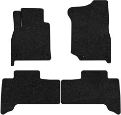 Акція на Ворсові килимки EVAtech Premium в салон авто для Toyota Land Cruiser (100) 5 seats 1998-2003 1 покоління SUV EU Чорний кант від Rozetka
