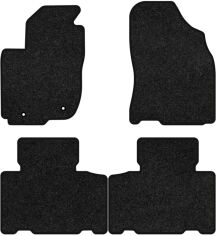 Акція на Ворсові килимки EVAtech Premium в салон авто для Toyota RAV4 (XA40) (closed threshold) 2013-2016 4 покоління SUV USA Чорний кант від Rozetka