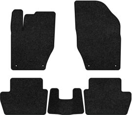 Акція на Ворсові килимки EVAtech Premium в салон авто для Peugeot 308 3-doors MT 2007-2013 1 покоління Htb EU Чорний кант від Rozetka