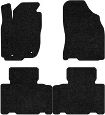 Акція на Ворсові килимки EVAtech Standard в салон авто для Toyota RAV4 (XA40) (closed threshold) 2013-2016 4 покоління SUV USA Чорний кант від Rozetka