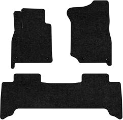 Акція на Ворсові килимки EVAtech Standard в салон авто для Toyota Land Cruiser (100) 5 seats 1998-2003 1 покоління SUV EU Чорний кант від Rozetka