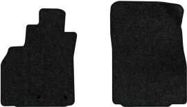 Акція на Ворсові килимки EVAtech Standard в салон авто для Renault Grand Scenic (III) 7 seats (non-moving armrest) MT 2009-2015 3 покоління Minivan EU Чорний кант від Rozetka