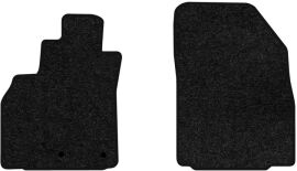 Акція на Ворсові килимки EVAtech Standard в салон авто для Renault Grand Scenic (III) 7 seats (non-moving armrest) MT 2009-2015 3 покоління Minivan EU Чорний кант від Rozetka