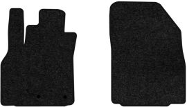 Акція на Ворсові килимки EVAtech Standard в салон авто для Renault Grand Scenic (III) 7 seats (non-moving armrest) MT 2009-2015 3 покоління Minivan EU Чорний кант від Rozetka
