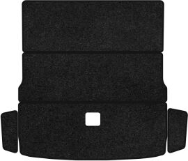 Акція на Ворсовий килимок EVAtech Premium в багажник авто для Volkswagen Passat (B6) (without armrest) 2005-2010 6 покоління Combi EU Чорний кант від Rozetka