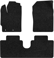 Акція на Ворсові килимки EVAtech Premium в салон авто для Toyota Yaris (III) (XP13) 5-doors 2011-2020 3 покоління Htb EU Чорний кант від Rozetka