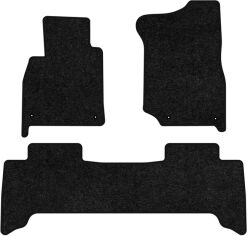 Акція на Ворсові килимки EVAtech Standard в салон авто для Toyota Land Cruiser (100) 5 seats 1998-2003 1 покоління SUV EU Чорний кант від Rozetka