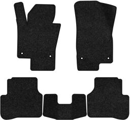 Акція на Ворсові килимки EVAtech Premium в салон авто для Volkswagen Passat (B6) (without armrest) 2005-2010 6 покоління Combi EU Чорний кант від Rozetka