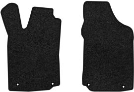 Акція на Ворсові килимки EVAtech Premium в салон авто для Audi 100 (C3) Restyling Mechanical seats 1988-1991 3 покоління Sedan EU Чорний кант від Rozetka