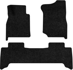 Акція на Ворсові килимки EVAtech Standard в салон авто для Toyota Land Cruiser (100) 5 seats 1998-2003 1 покоління SUV EU Чорний кант від Rozetka