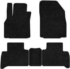 Акція на Ворсові килимки EVAtech Standard в салон авто для Renault Grand Scenic (III) 5 seats (non-moving armrest) AT 2009-2015 3 покоління Minivan EU Чорний кант від Rozetka