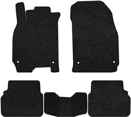 Акція на Ворсові килимки EVAtech Premium в салон авто для Saab 9-3 (YS3F) Restyling MT (glass breaker cutout) 2007-2013 2 покоління Sedan EU Чорний кант від Rozetka
